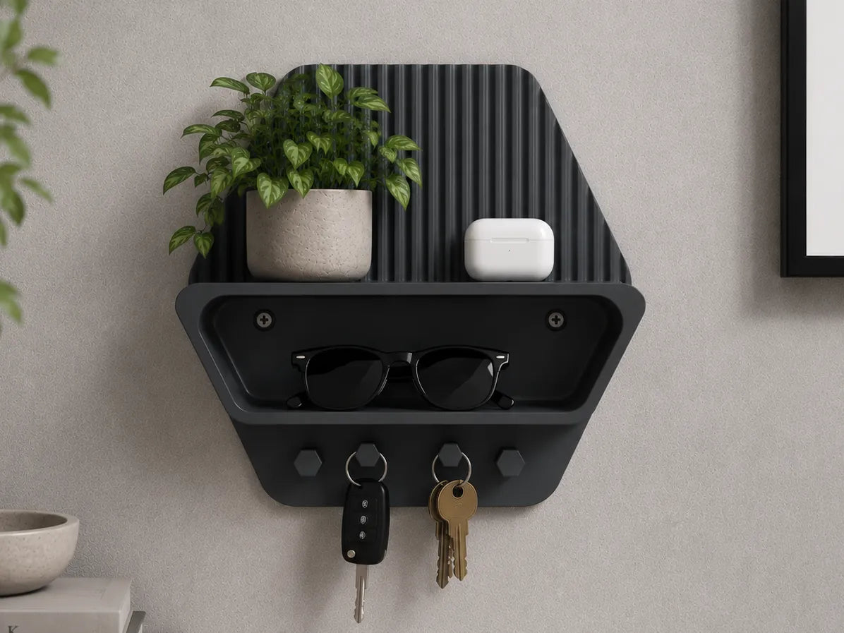Mensola organizer moderna per ingresso