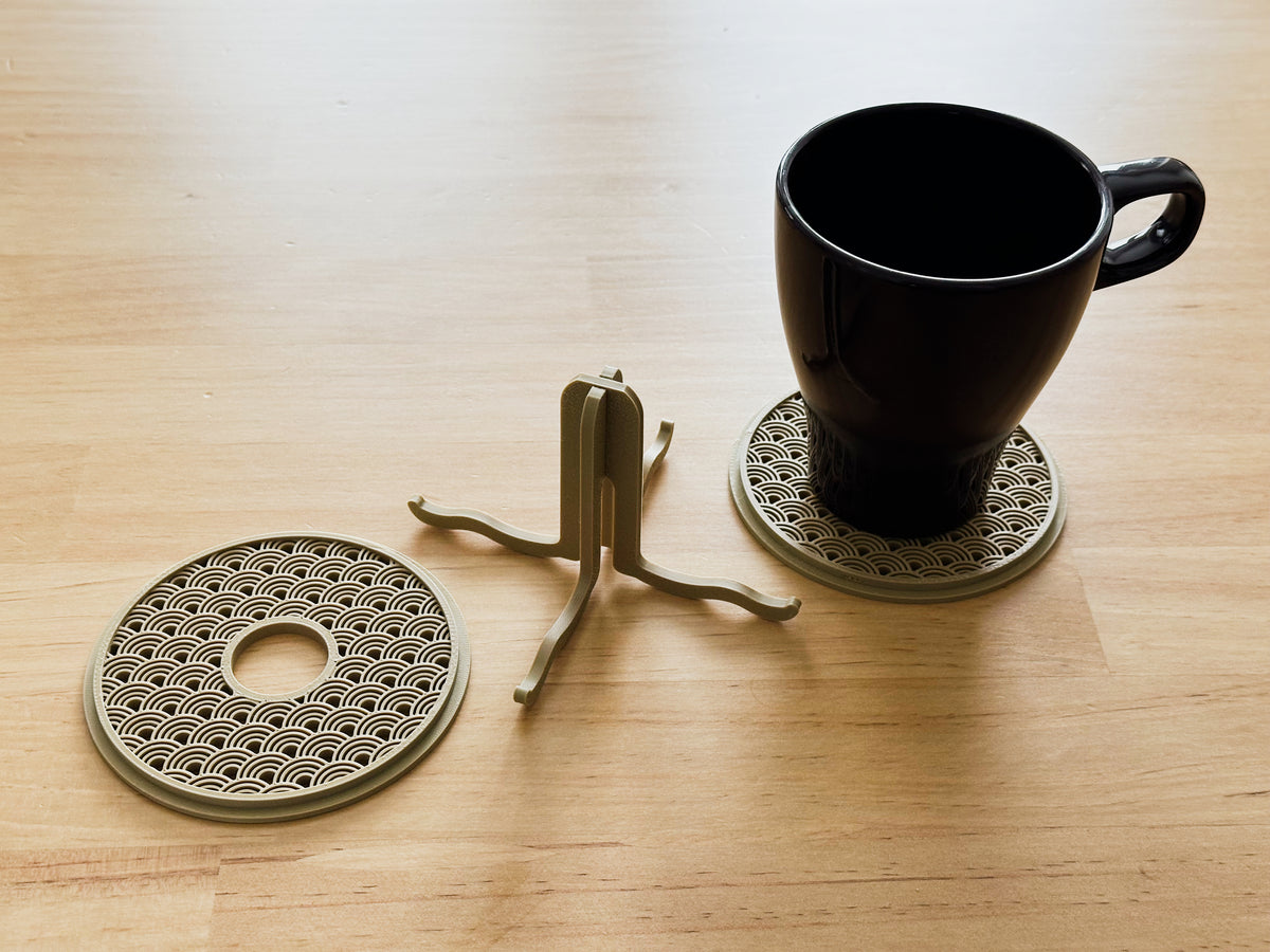Set di sottobicchieri e scolapiatti